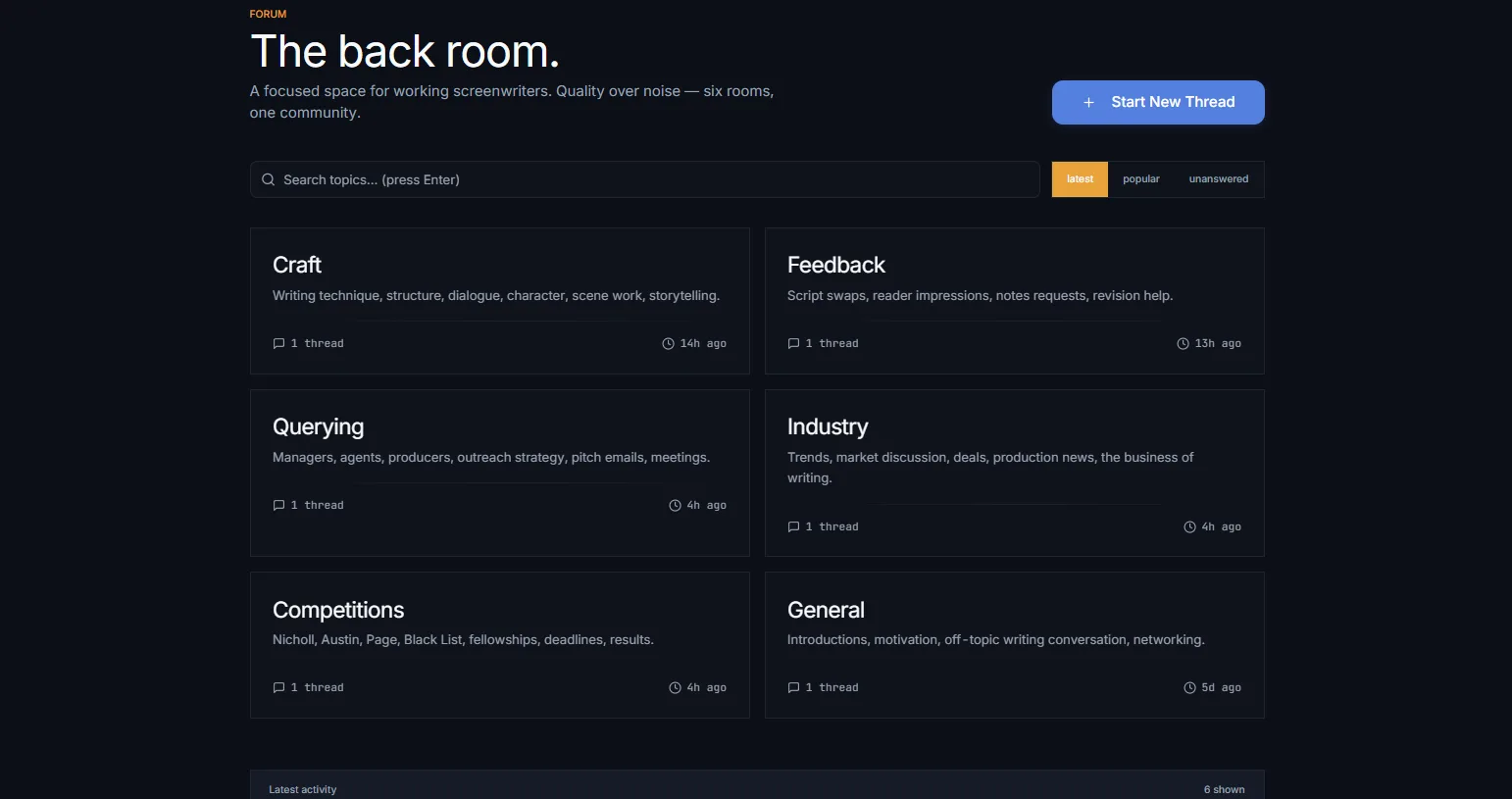 community.rooms